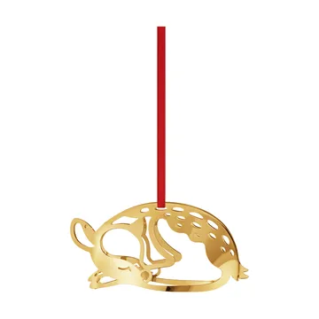 2023 års julhänge dovhjort - Guldpläterat - Georg Jensen