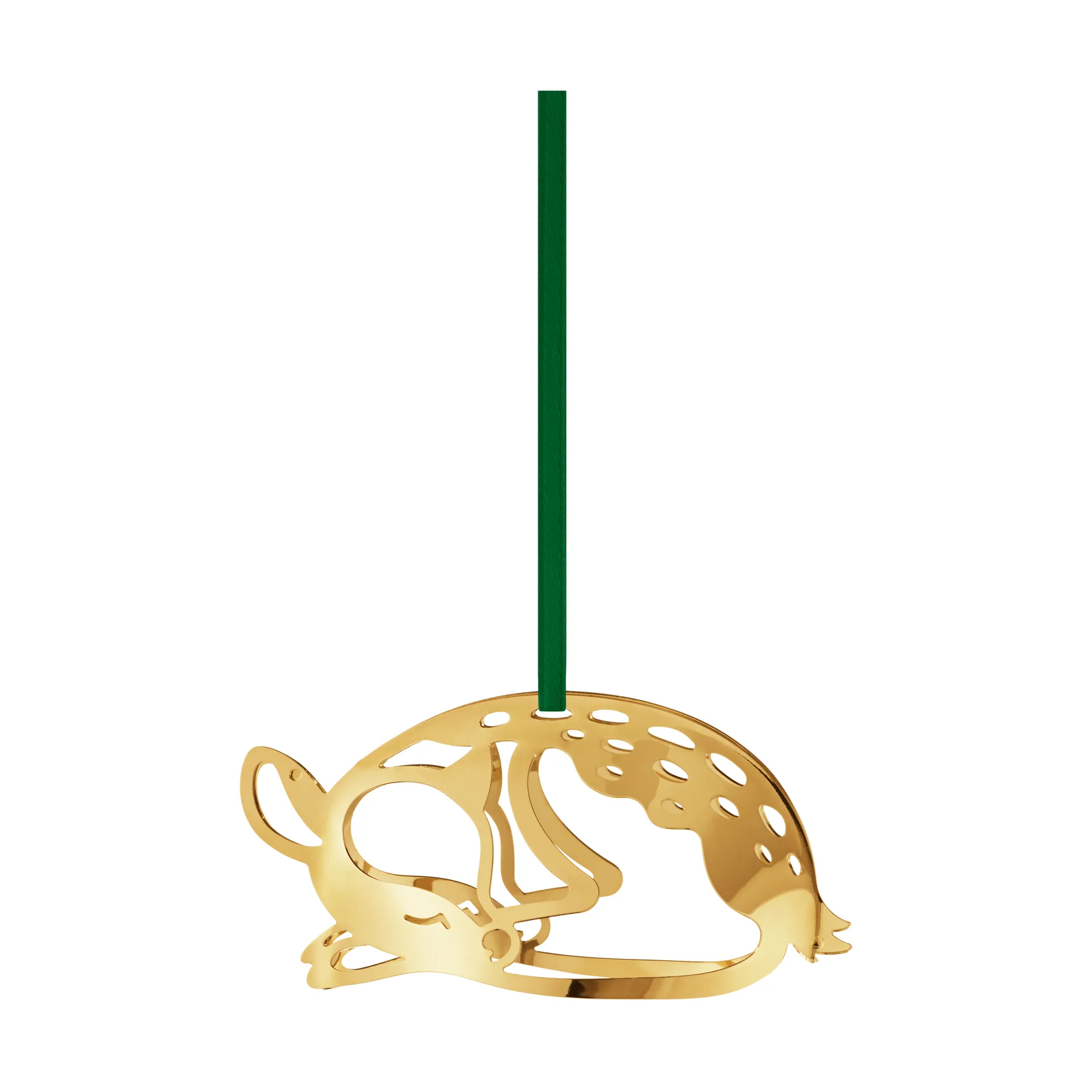 2023 års julhänge dovhjort, Guldpläterat Georg Jensen