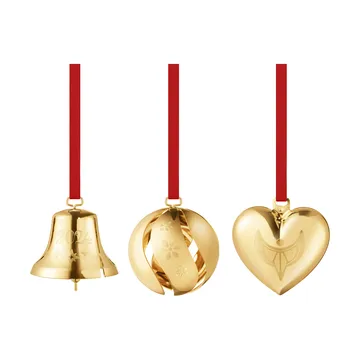 2024 års gåvoset 3 delar - Guldpläterat - Georg Jensen