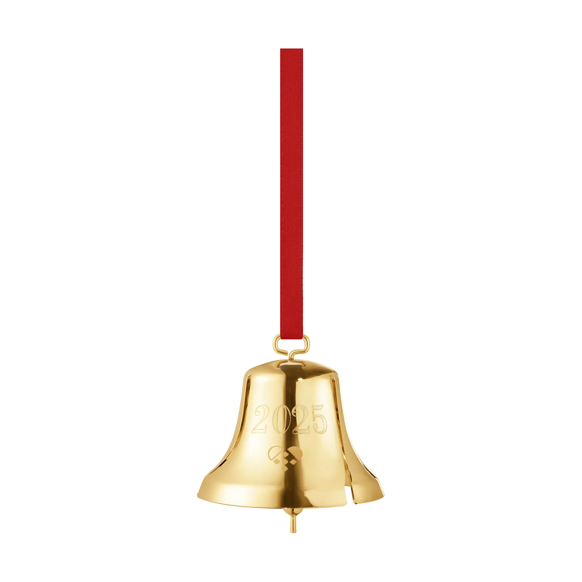 2025 års julklocka, Guldpläterad mässing Georg Jensen