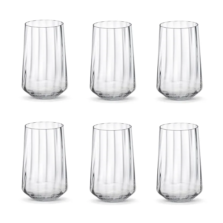 Bernadotte dricksglas högt 38 cl 6-pack - Kristallin - Georg Jensen
