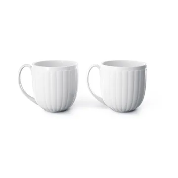 Bernadotte kopp 30 cl 2-pack - Vit - Georg Jensen