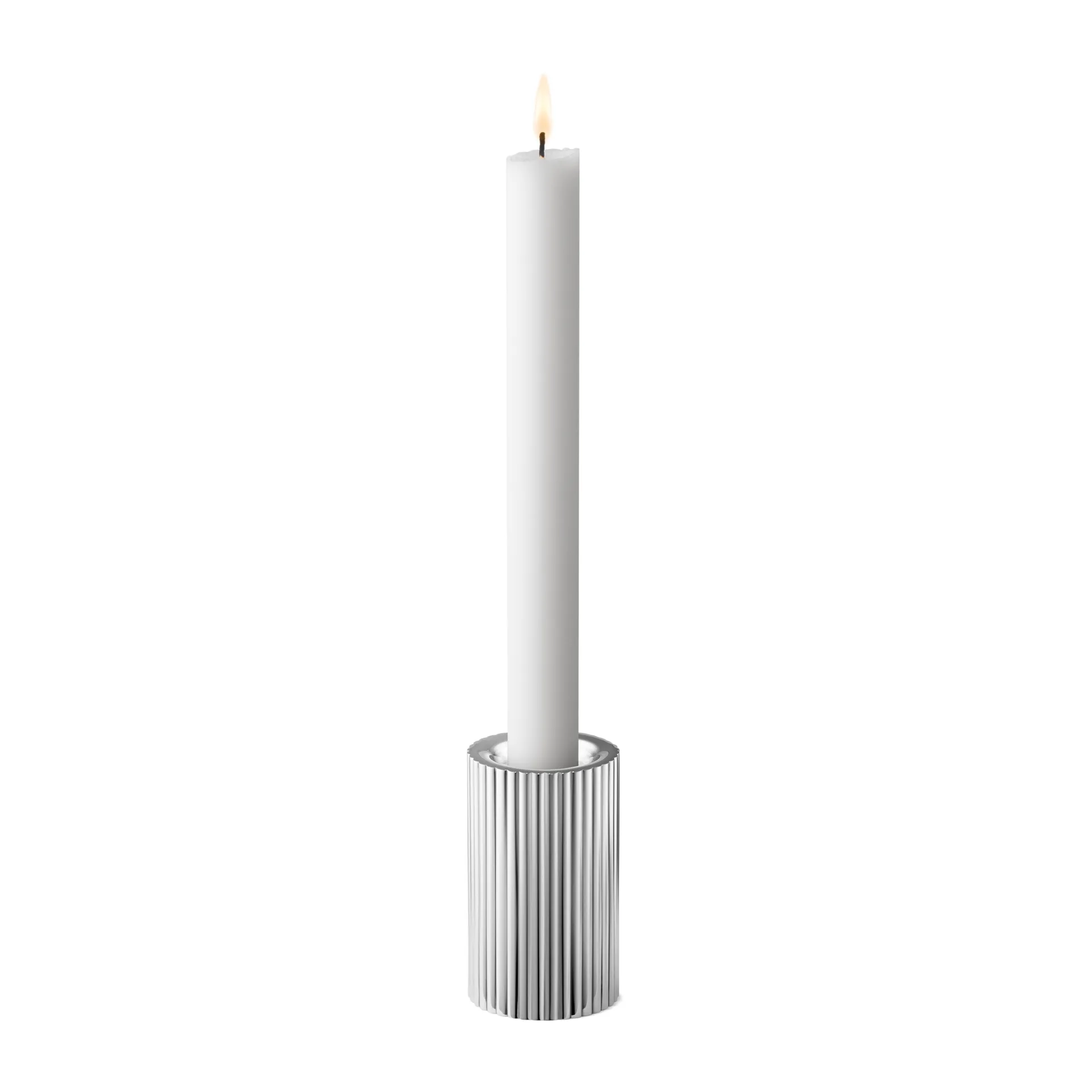 Bernadotte ljusstake 3 delar, Rostfritt stål Georg Jensen