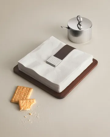 Bernadotte servetthållare 20,1x20,1 cm - Rostfritt stål - Georg Jensen