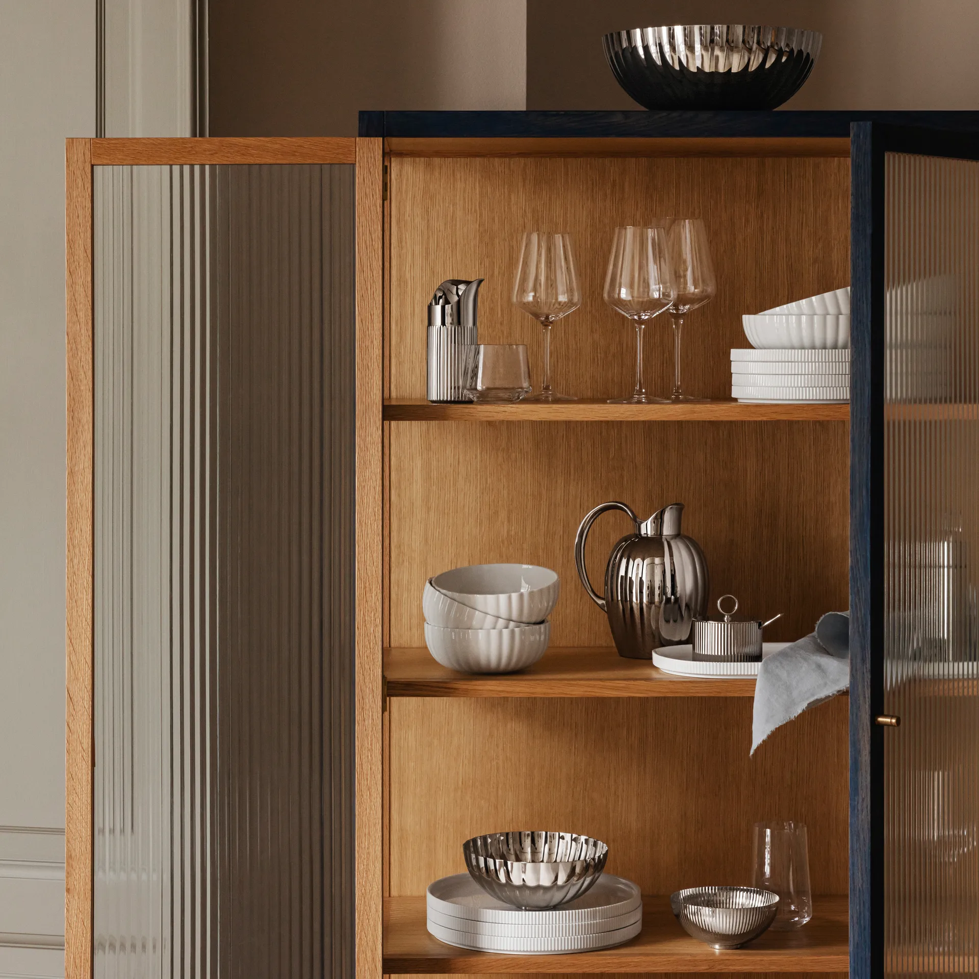 Bernadotte vitvinsglas 6-pack, Kristallin Georg Jensen