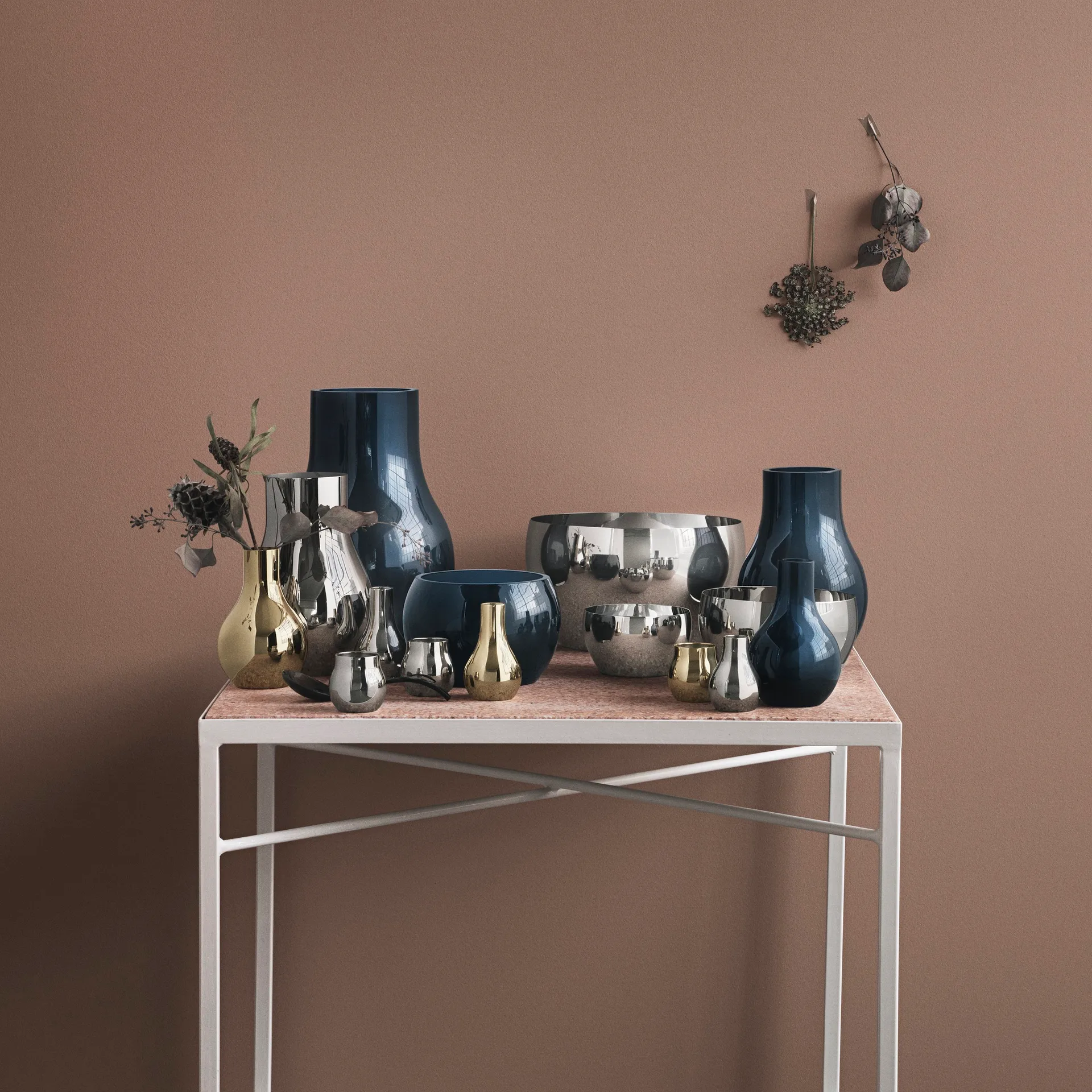 Cafu glasvas blå, extra liten, 14,8 cm Georg Jensen