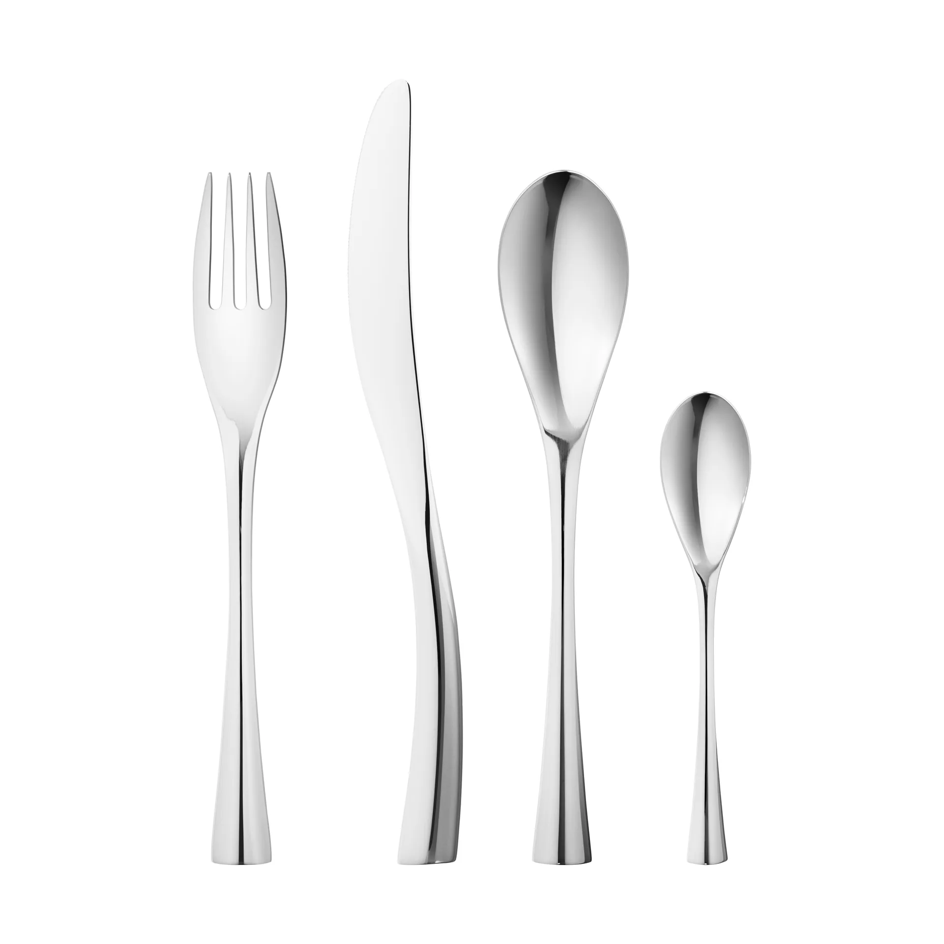 Cobra bestickset rostfritt stål, 4 delar Georg Jensen