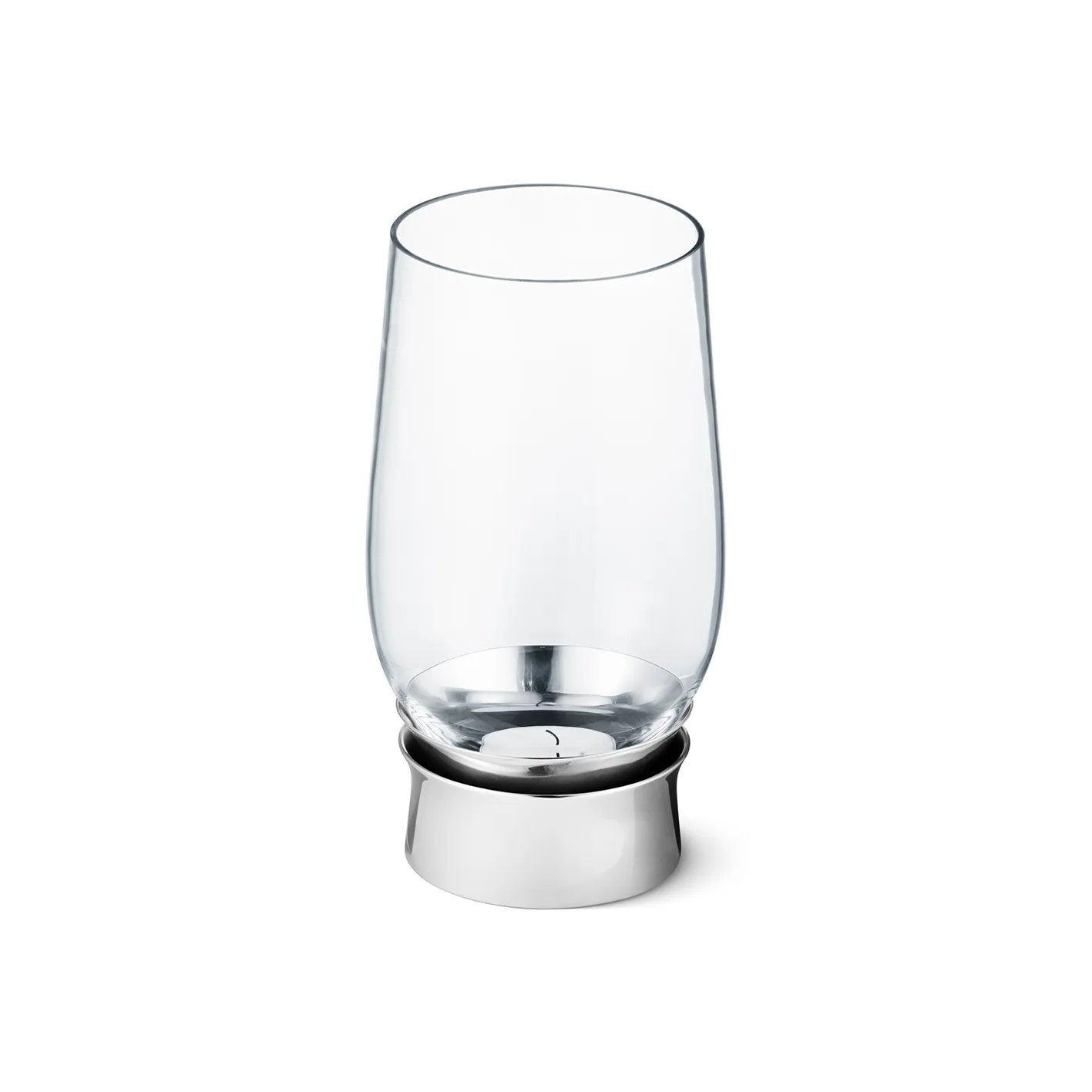 Lumis ljuslykta, Rostfritt stål Georg Jensen