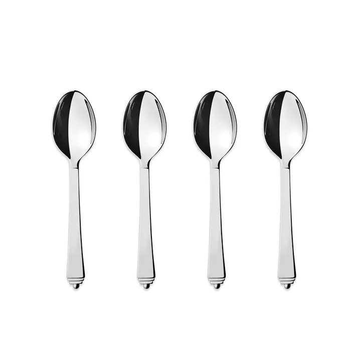 Pyramid te- och kaffesked - 4-pack - Georg Jensen