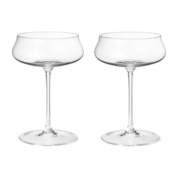 Sky cocktailglas coupe 25 cl 2-pack - Klar - Georg Jensen