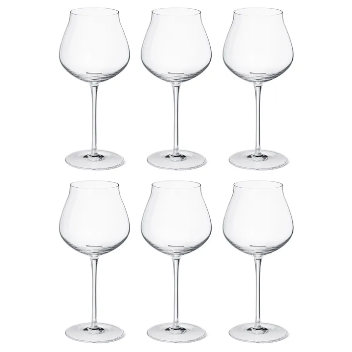 Sky rödvinsglas 50 cl 6-pack - Kristallin - Georg Jensen