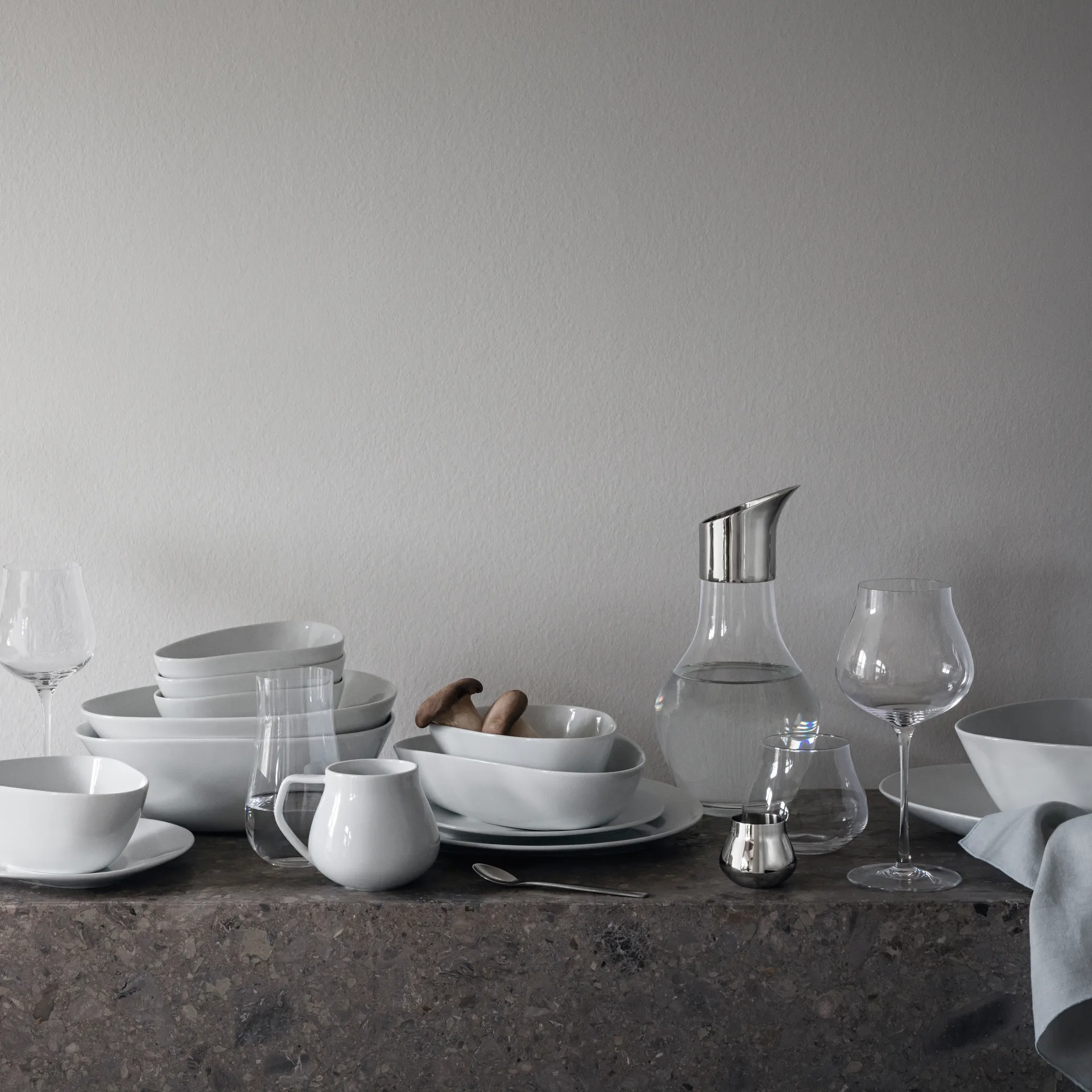 Sky serveringsfat 40 cm, Porslin Georg Jensen