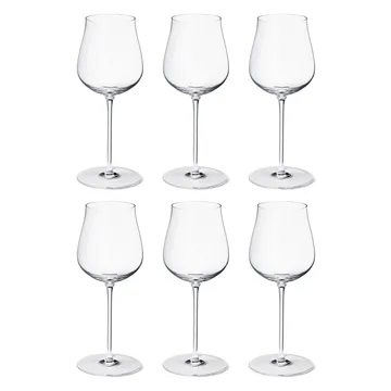 Sky vitvinsglas 35 cl 6-pack - Kristallin - Georg Jensen