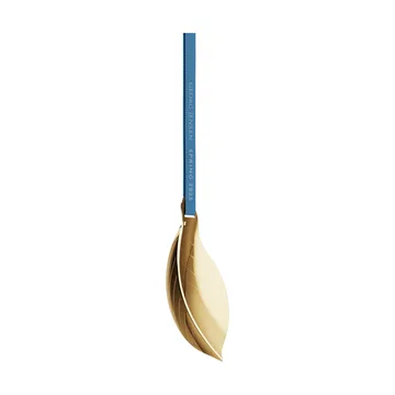 Spring 2025 dekorationslöv påskhänge - Guldplätterat rostfritt stål - Georg Jensen