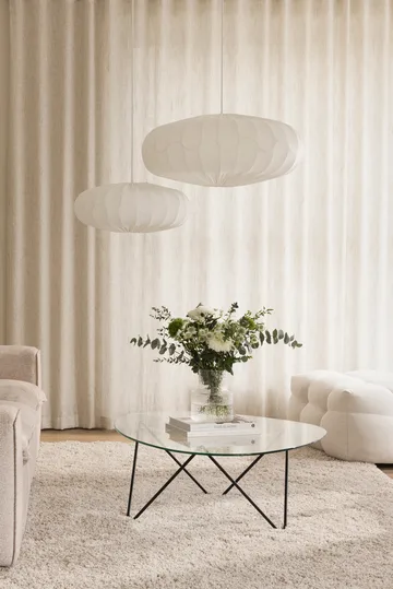 Bladverk lampskärm Ø50 cm - Vit - Globen Lighting