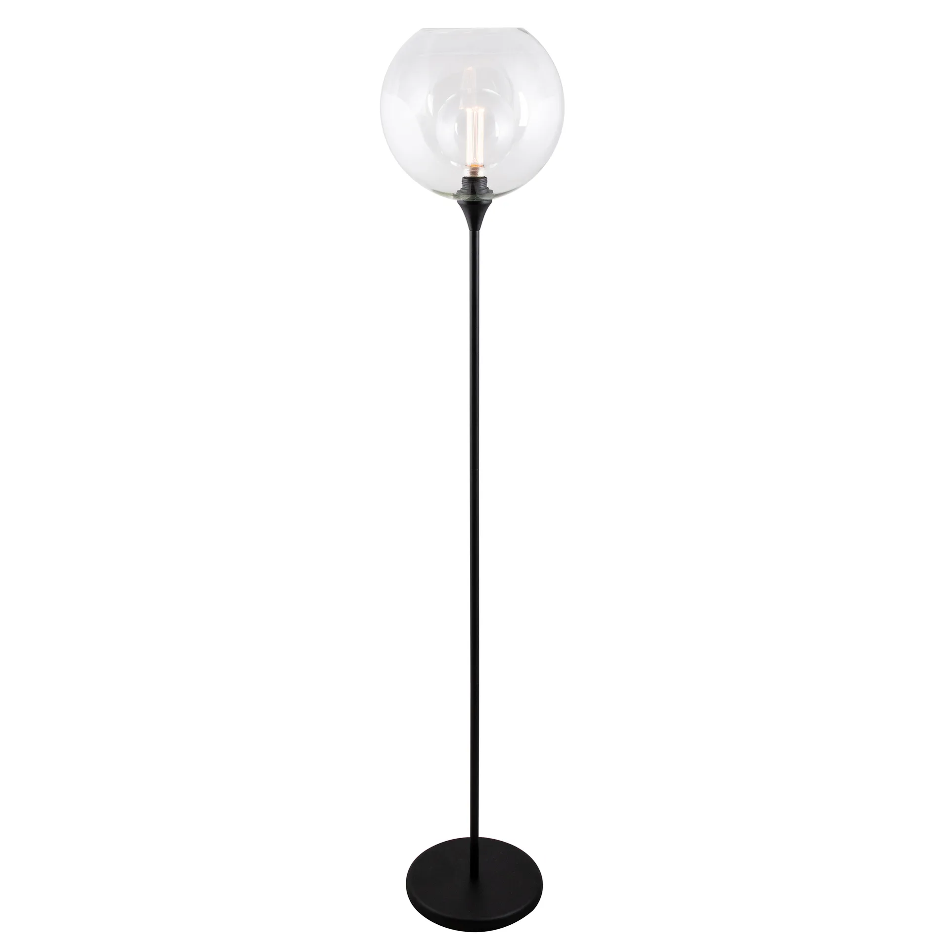 Bowl golvlampa, Svart Globen Lighting