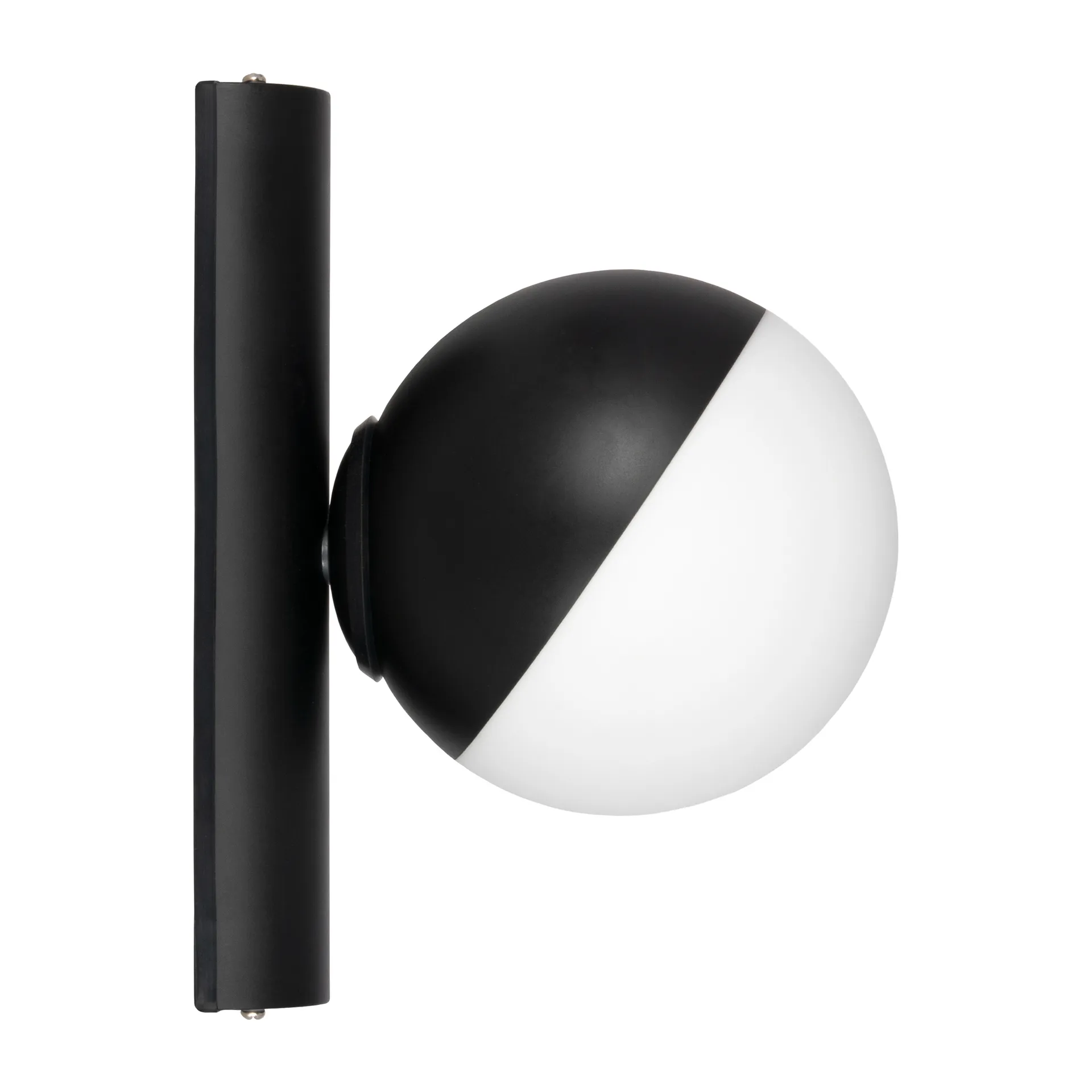 Contur vägglampa Ø15 cm, Svart-vit Globen Lighting