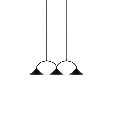 Curve pendel 3 - Svart - Globen Lighting