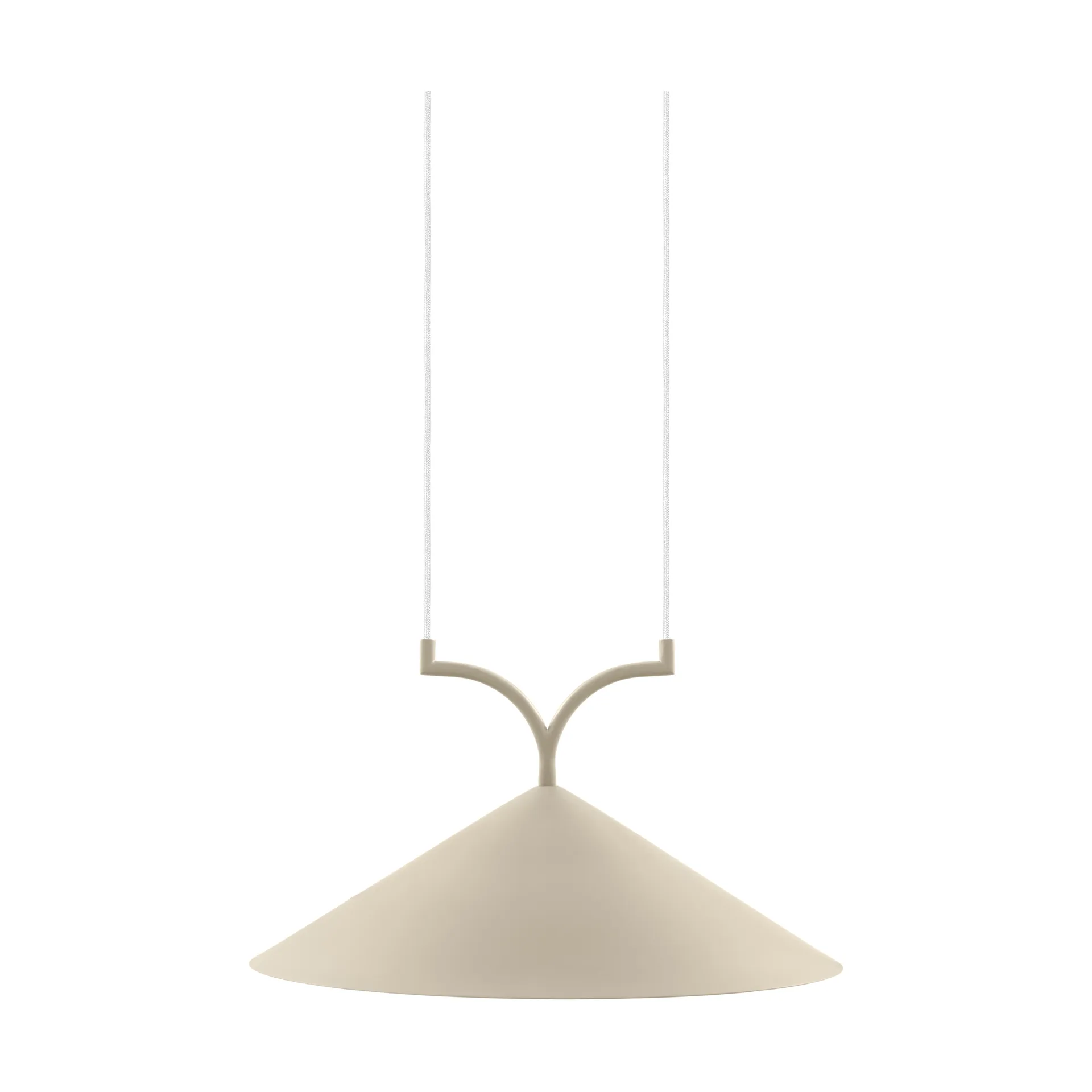 Curve pendel 50, Beige Globen Lighting
