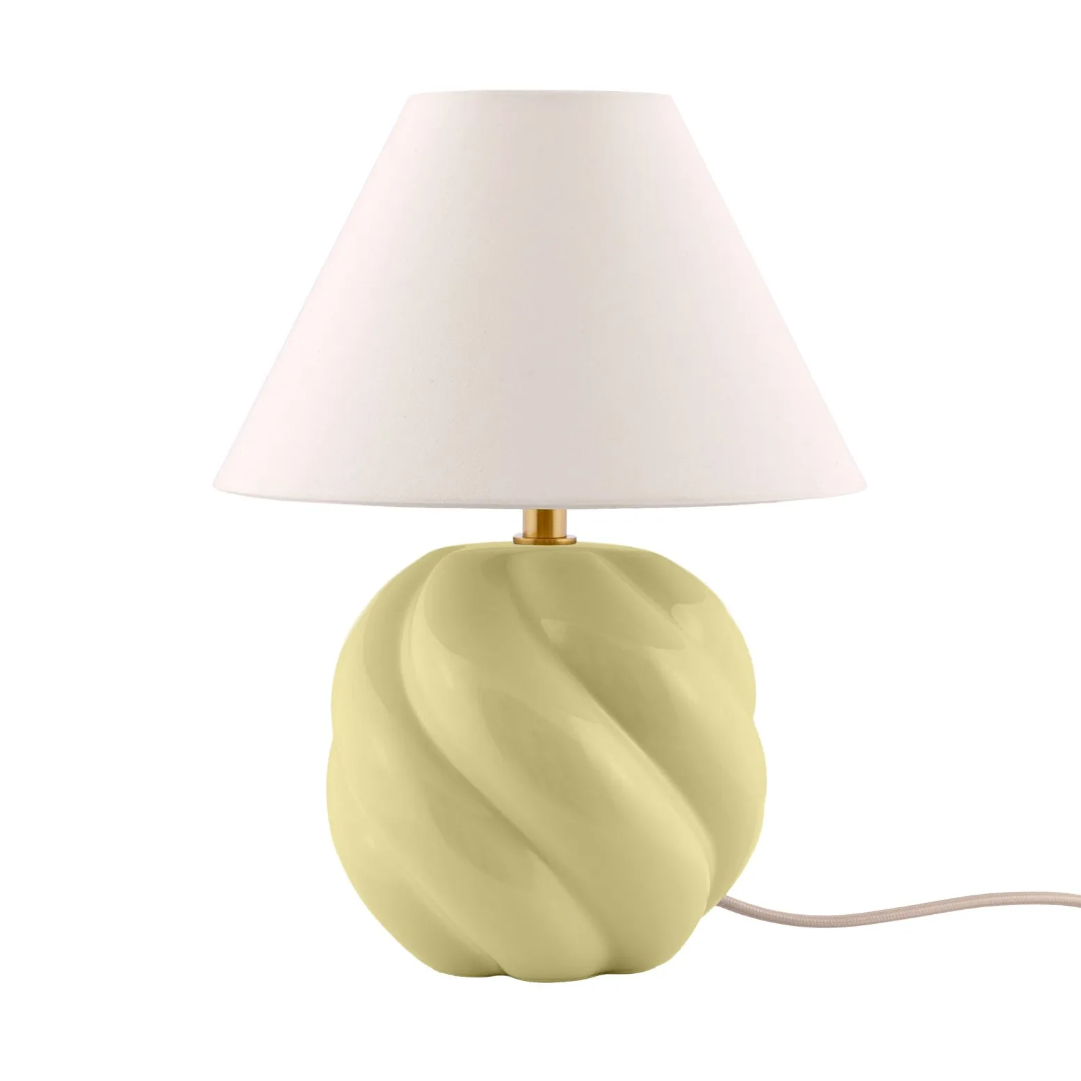 Dahlia bordslampa, Butter yellow Globen Lighting