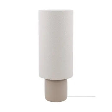 Florian golvlampa - Vit bouclé/beige, Ø30x80 cm - Globen Lighting