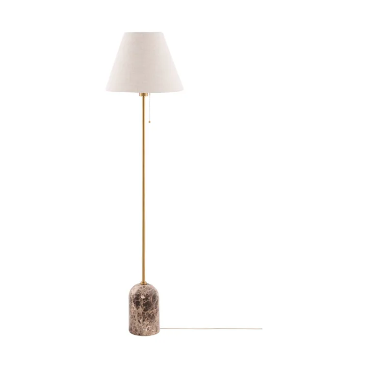 Gino golvlampa - Brun marmor - Globen Lighting