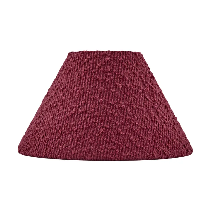 Iris 20 lampskärm - Bouclé burgundy - Globen Lighting