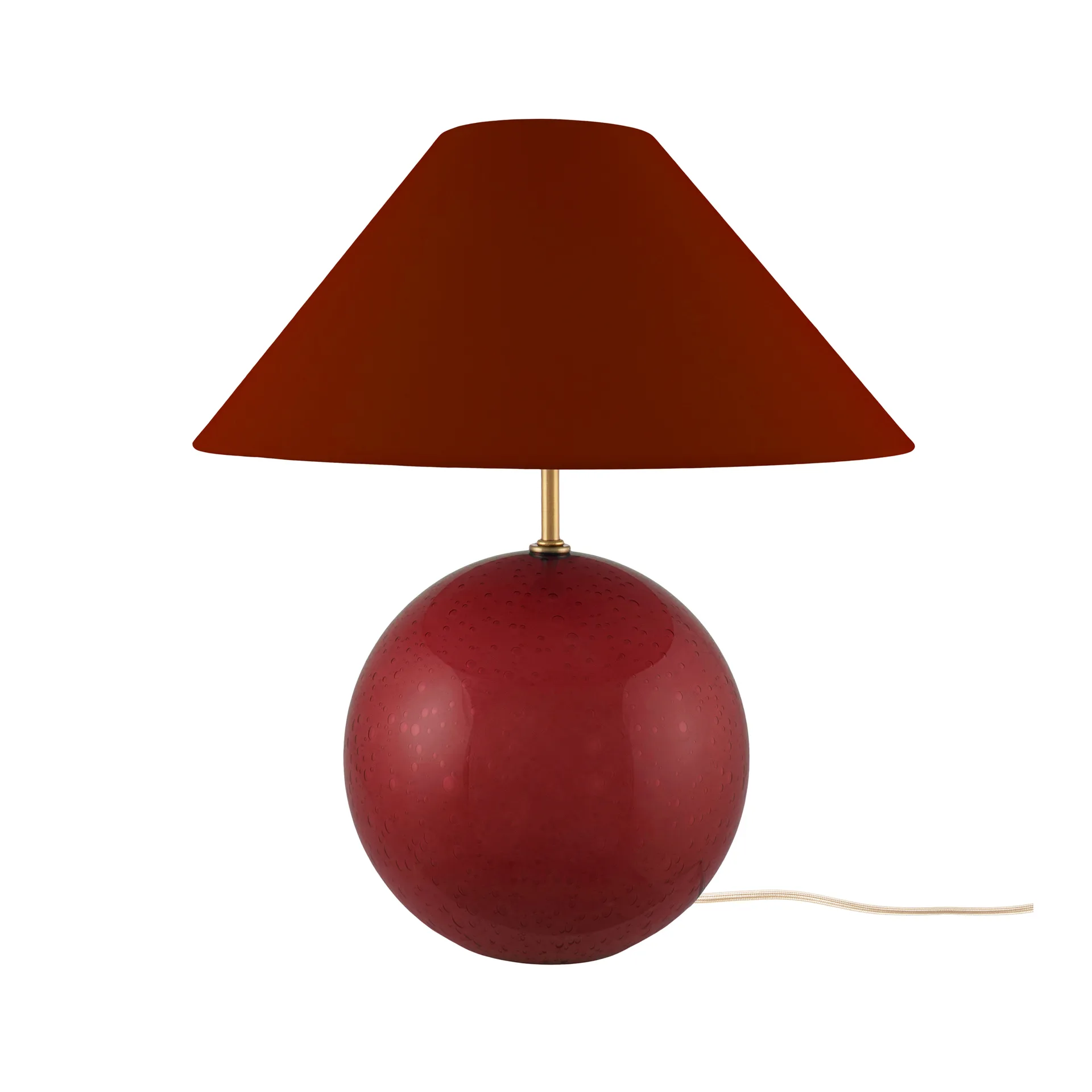 Iris 35 bordslampa 39 cm, Burgundy Globen Lighting