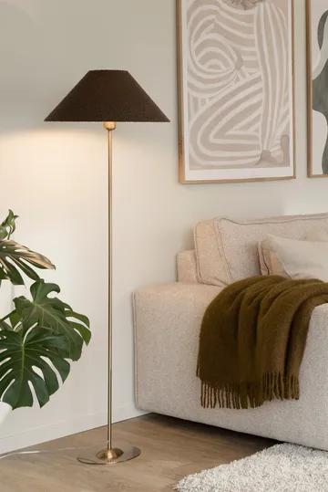 Iris 45 lampskärm - Bouclé mocha - Globen Lighting