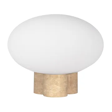 Mammut bordslampa Ø28 cm - Travertin - Globen Lighting