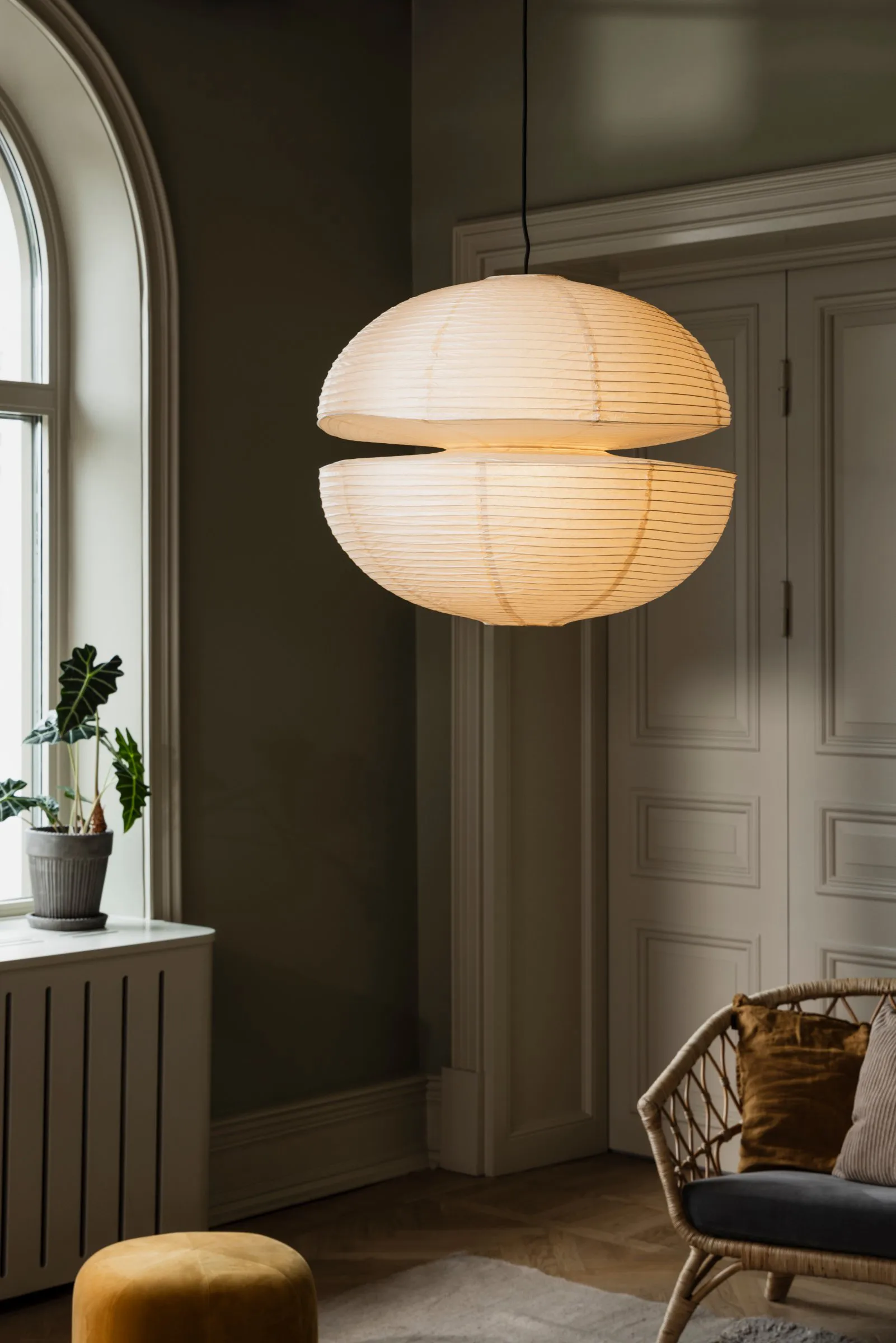 Mela lampskärm, Beige, Ø60 cm Globen Lighting