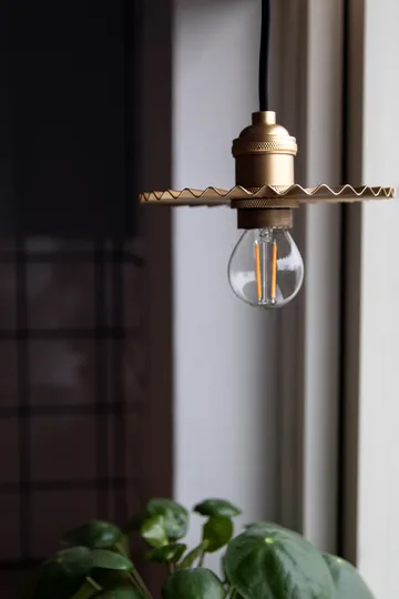 Omega pendel Ø15 cm - Guld - Globen Lighting