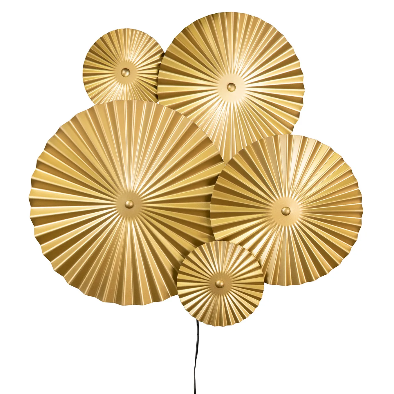 Omega vägglampa, Borstad mässing Globen Lighting