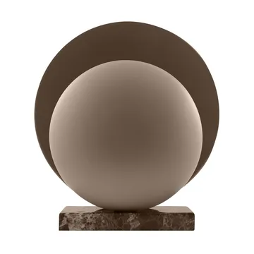 Orbit bordslampa - Mocha, brun marmor - Globen Lighting