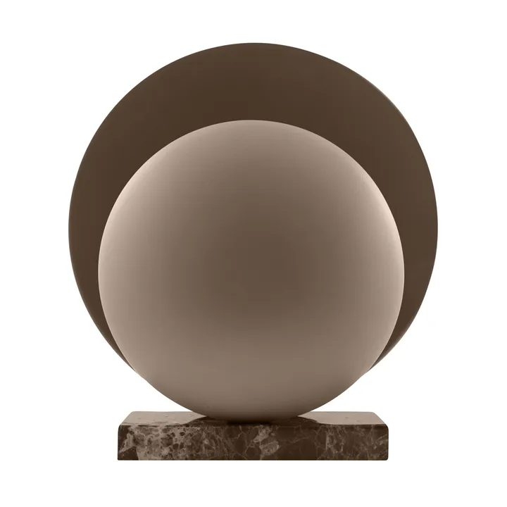 Orbit bordslampa - Mocha, brun marmor - Globen Lighting