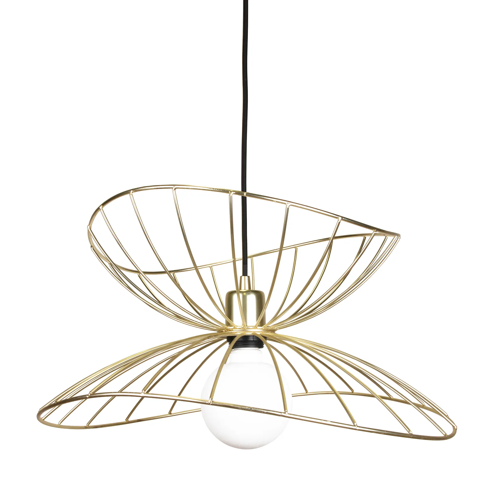 Ray taklampa Ø 45 cm, Borstad mässing Globen Lighting