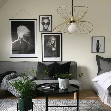 Ray taklampa Ø 45 cm - Borstad mässing - Globen Lighting