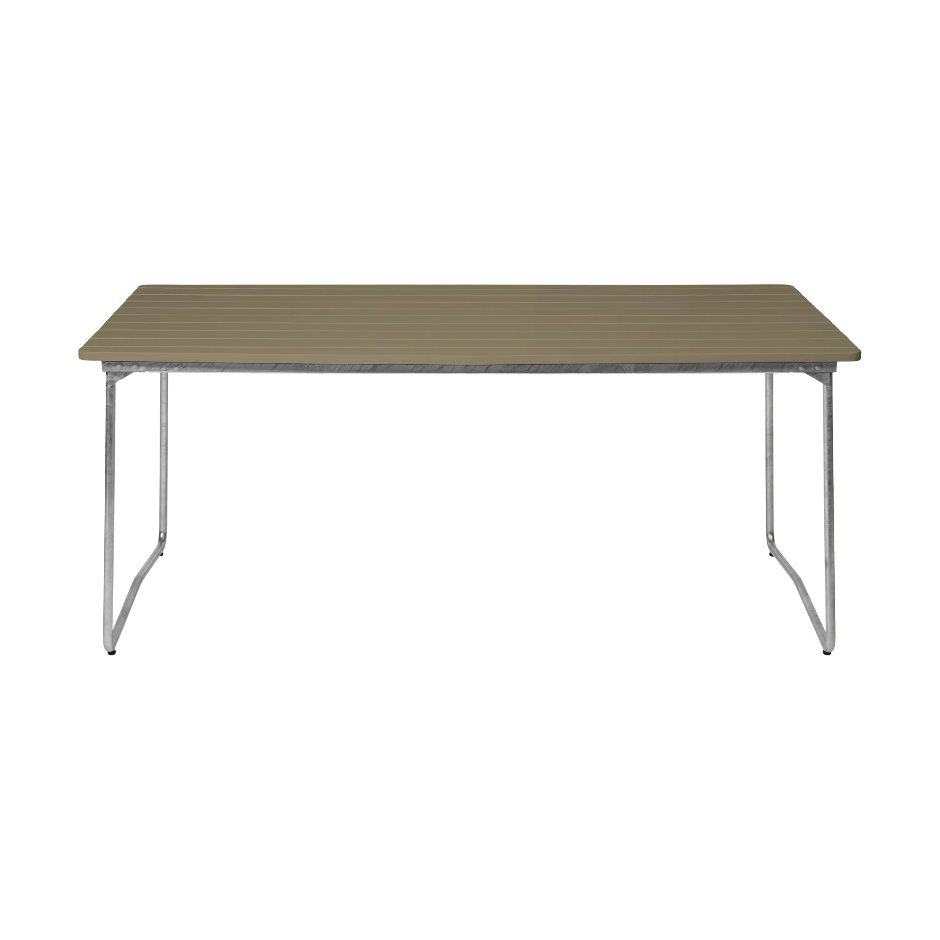 B31 matbord, 170x92 cm, Ljusgrön ek-galvaniserad stål Grythyttan Stålmöbler