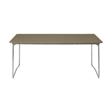B31 matbord - 170x92 cm, Ljusgrön ek-galvaniserad stål - Grythyttan Stålmöbler