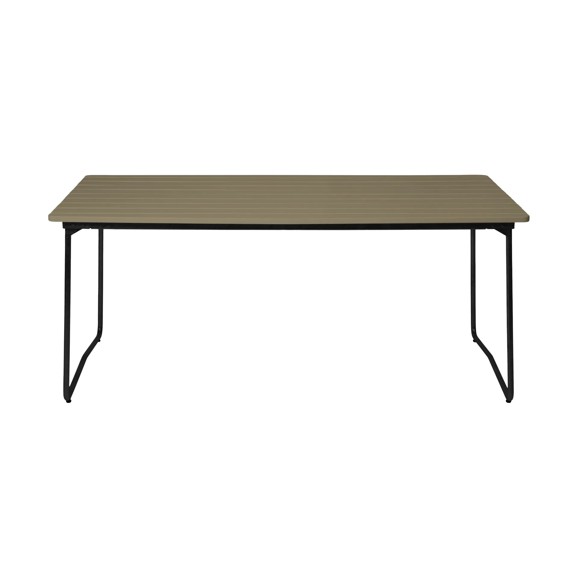 B31 matbord, 170x92 cm, Ljusgrön ek-svart Grythyttan Stålmöbler
