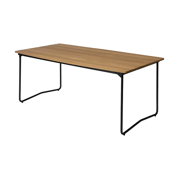 B31 matbord - 170x92 cm, Oljad ek-svart - Grythyttan Stålmöbler