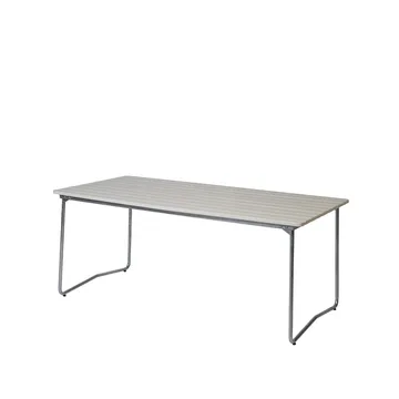B31 matbord - 170x92 cm, Vit lack ek-varmförzinkad - Grythyttan Stålmöbler