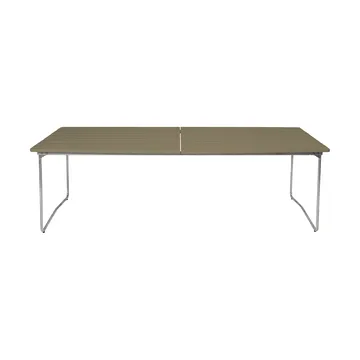 B31 matbord - 230x92 cm, Ljusgrön ek-galvaniserad stål - Grythyttan Stålmöbler