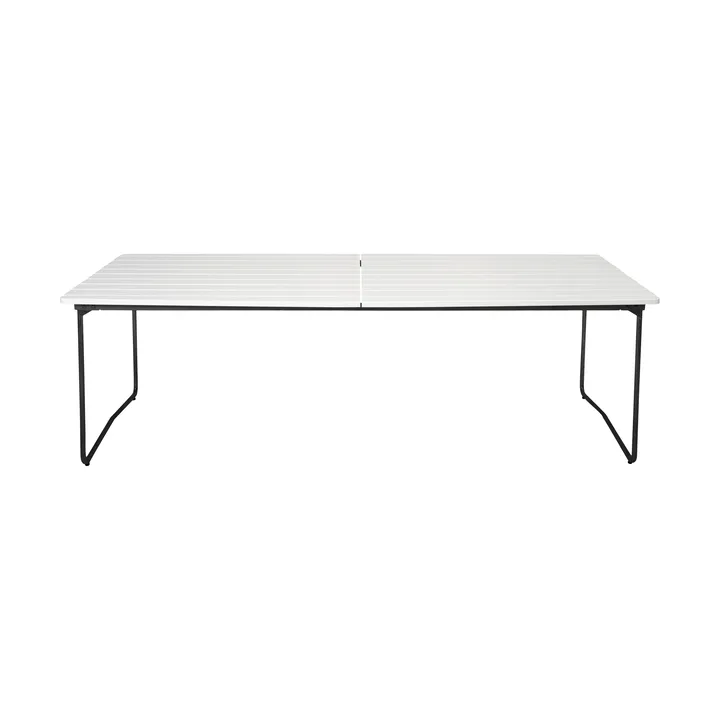 B31 matbord - 230x92 cm, Vitlackerad ek-svart - Grythyttan Stålmöbler