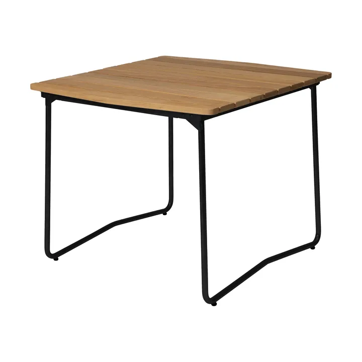 B31 matbord - 92x84 cm, Oljad ek-svart - Grythyttan Stålmöbler