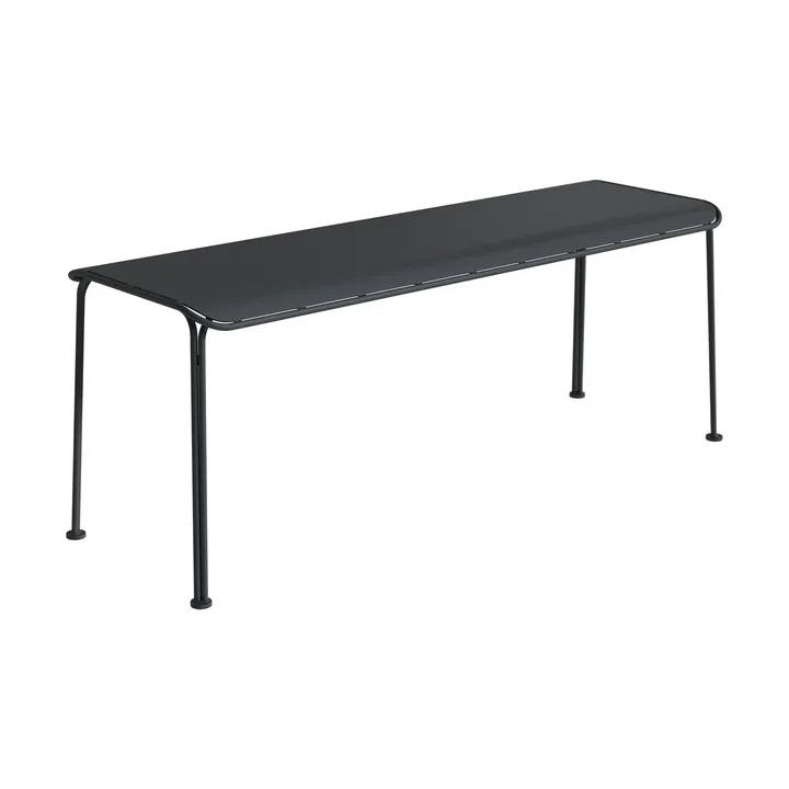 Libelle bänk - Graphite gray, 120 cm - Grythyttan Stålmöbler
