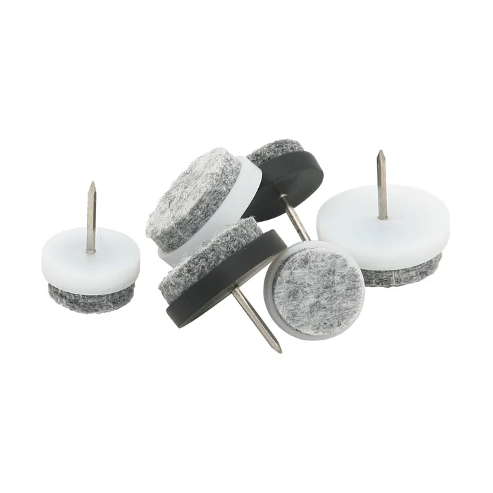 Guardian möbeltass med spik Ø24 mm 8-pack - Vit - Guardian