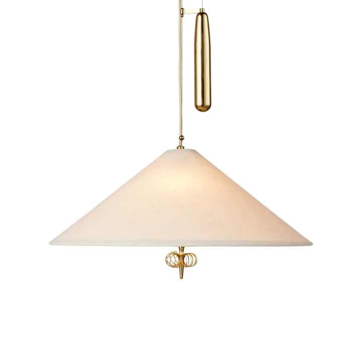 A1967 taklampa - Canvas-mässing - GUBI