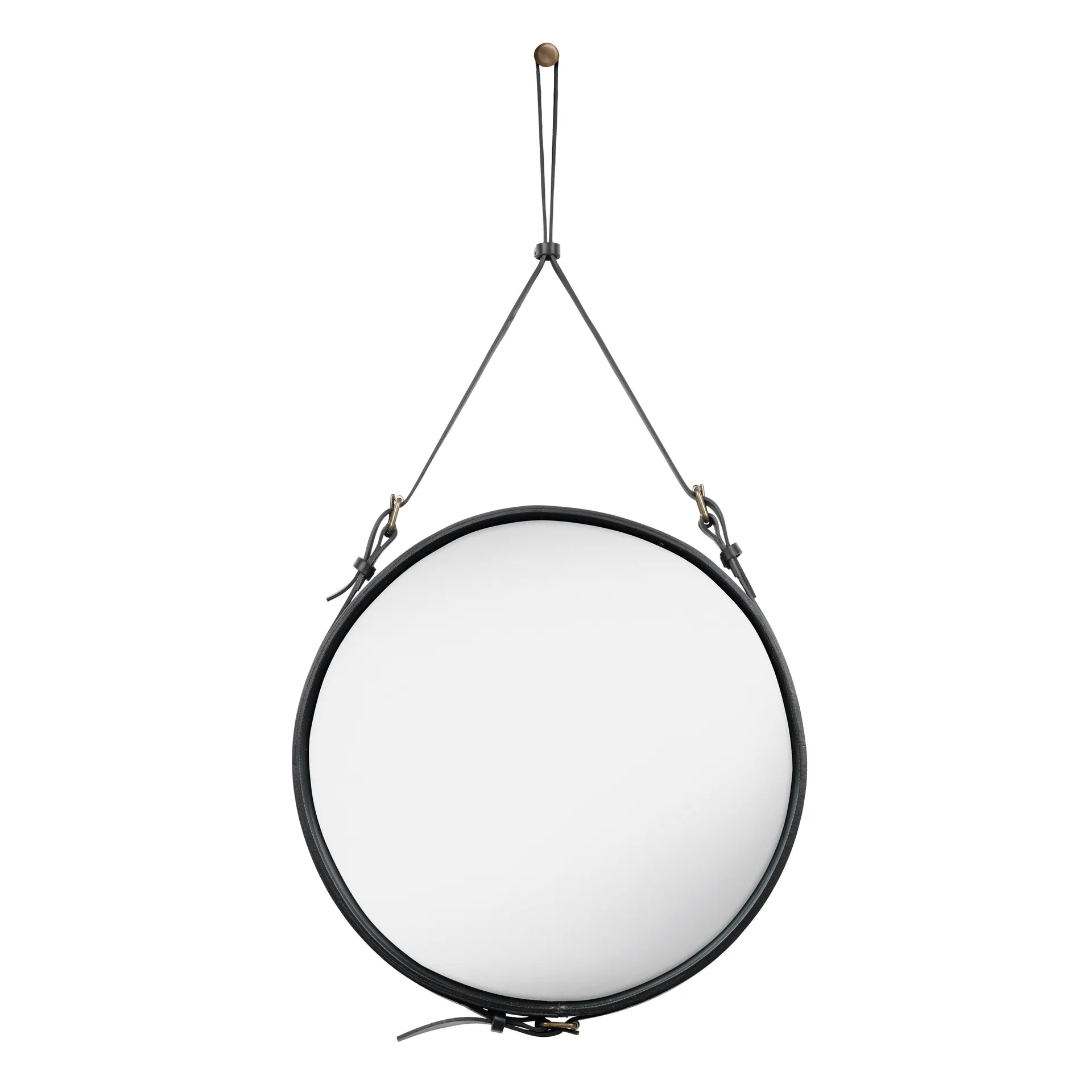 Adnet Circulaire spegel M, svart GUBI