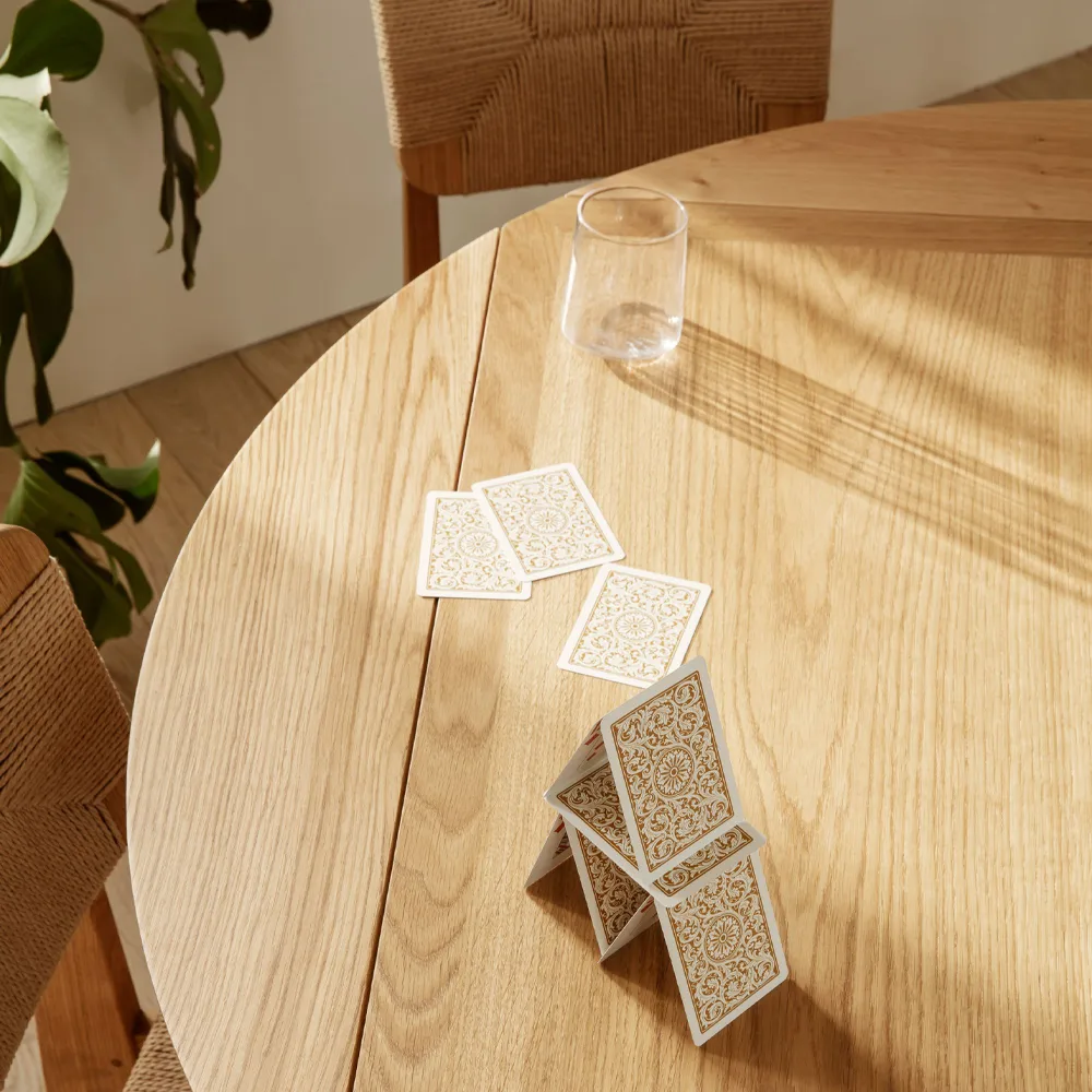 B-Table matbord, Oak matt lacqured GUBI